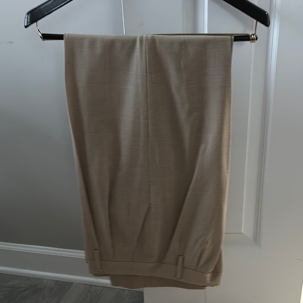 Tan Pencil Skirt